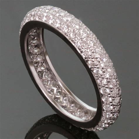 cartier diamond band|cartier platinum diamond wedding band.